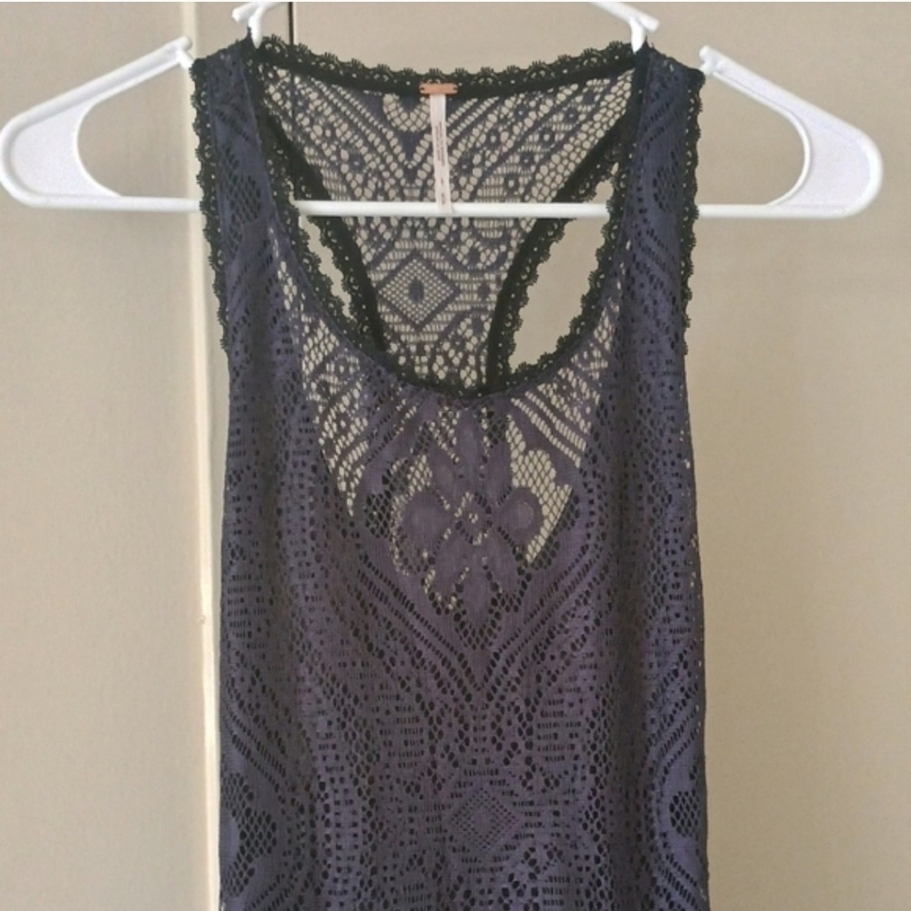 Free People Miracle Lace Racerback Midi Dress - Picture 4 of 5